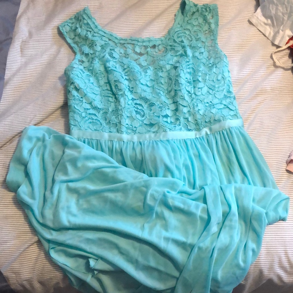 David’s bridal mid length dress